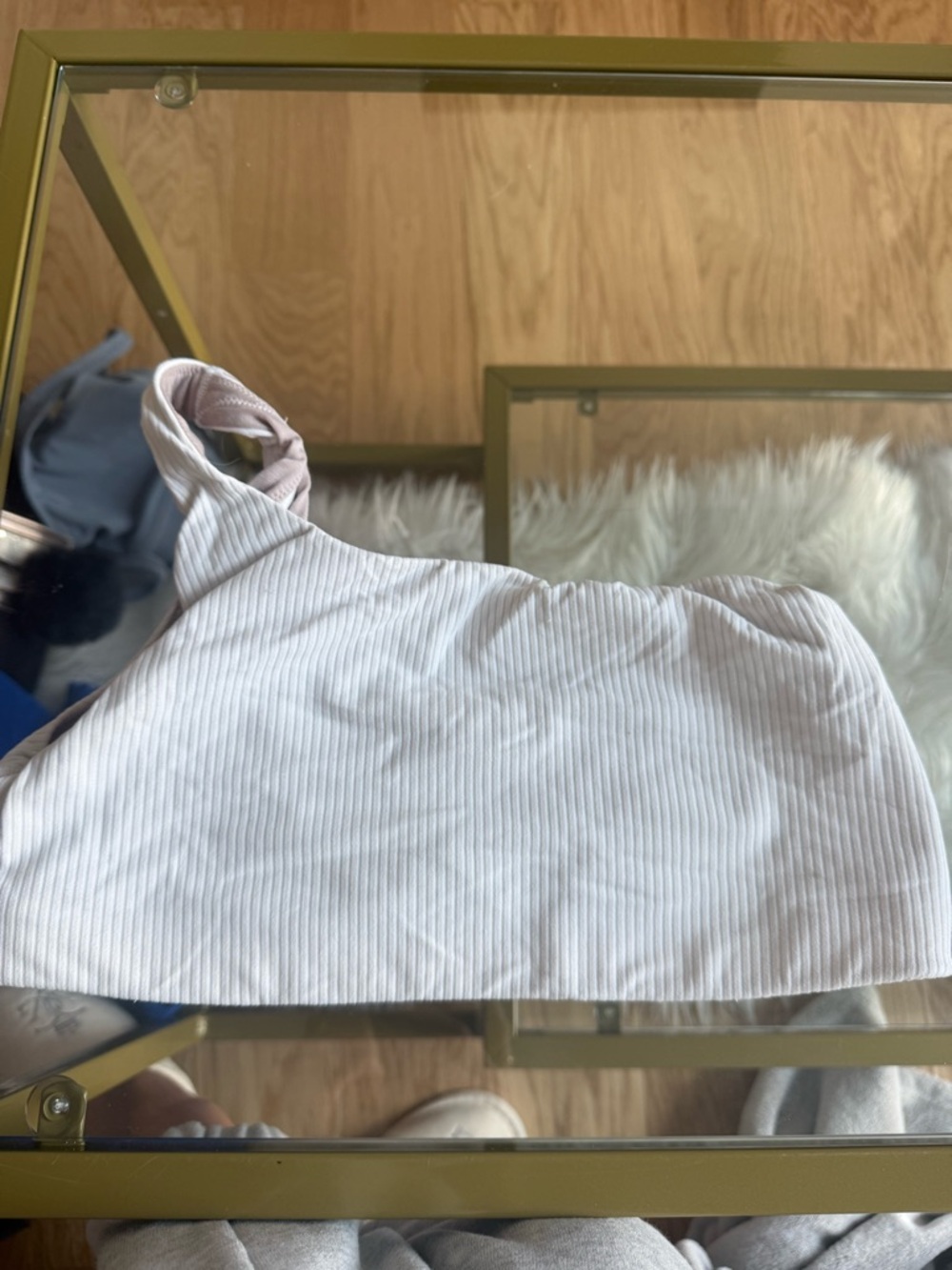 Lululemon one shoulder ribbed bra